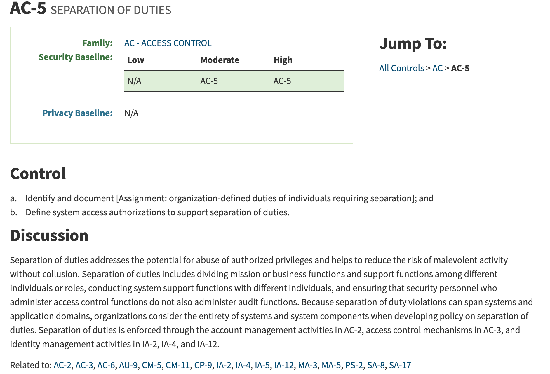 A Primer On NIST 800-53 Rev.5, 800-53A, And 800-53B – Governance, Risk ...